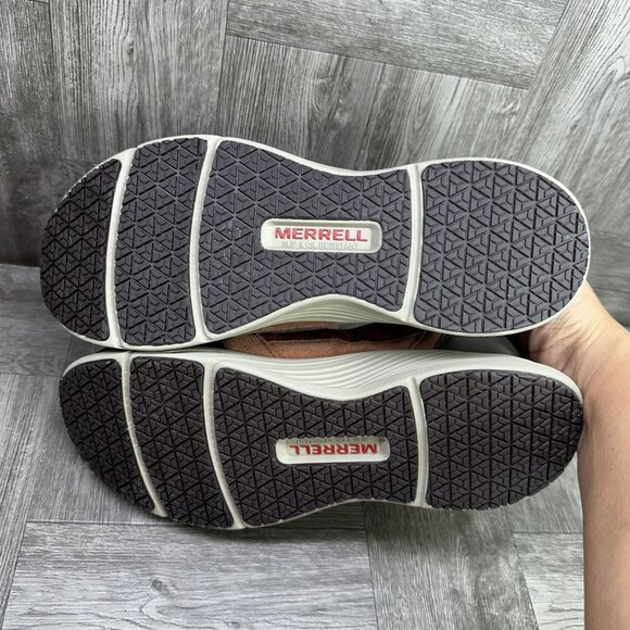 Merrell Alpine Men's size 9 Carbon Fiber Saftey Toe Work Shoes - Picture 6 of 7